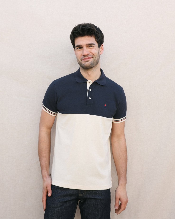 Polo Armel 2.0 Maison FT x Saint James Coton Bio