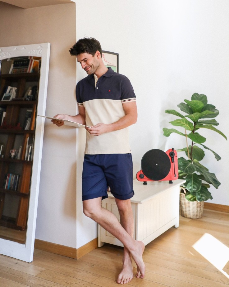 Polo Armel 2.0 Maison FT x Saint James Coton Bio