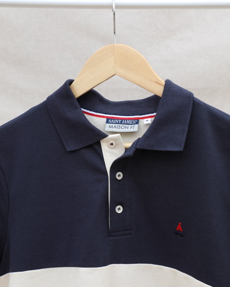 Polo Armel 2.0 Maison FT x Saint James Coton Bio