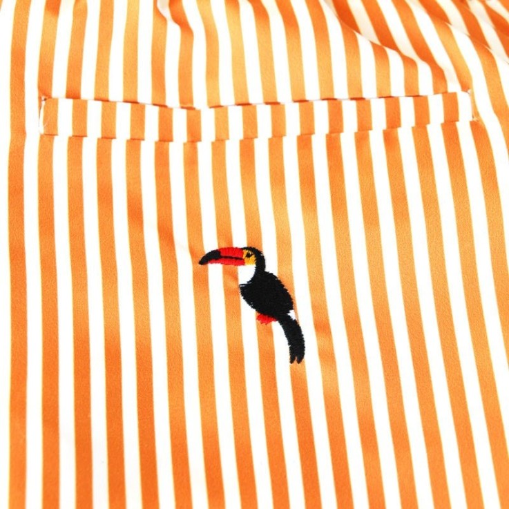 Short de bain - Le Plumé rayé