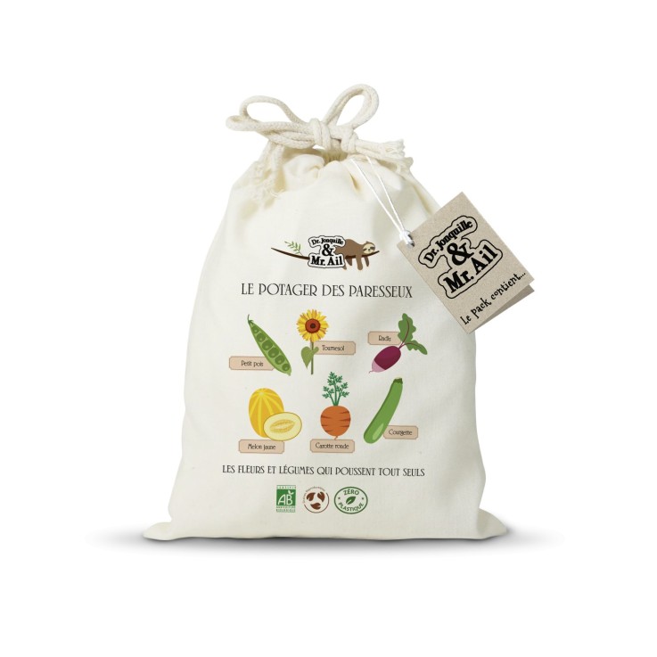 Kit de graines bio - Le potager des paresseux