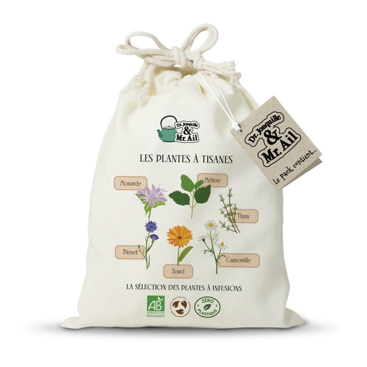 Kit de graines bio - Les plantes à tisanes
