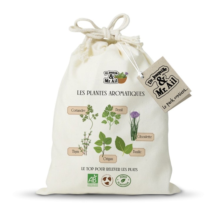 Kit de graines bio - Les plantes aromatiques