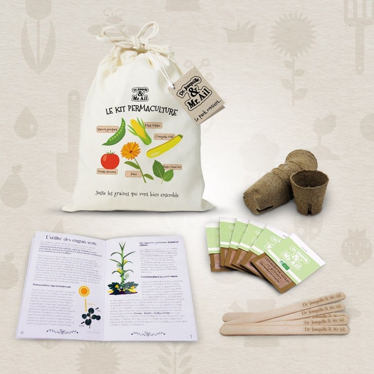 Kit de graines bio pour la permaculture