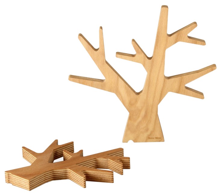 Dessous de plat L'Arbre Petit modèle en bois