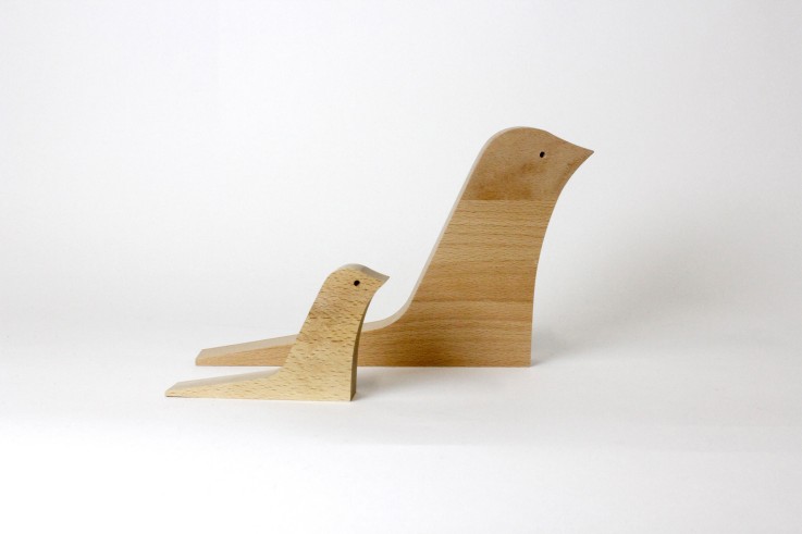 Cale porte Rossignol Hêtre en bois