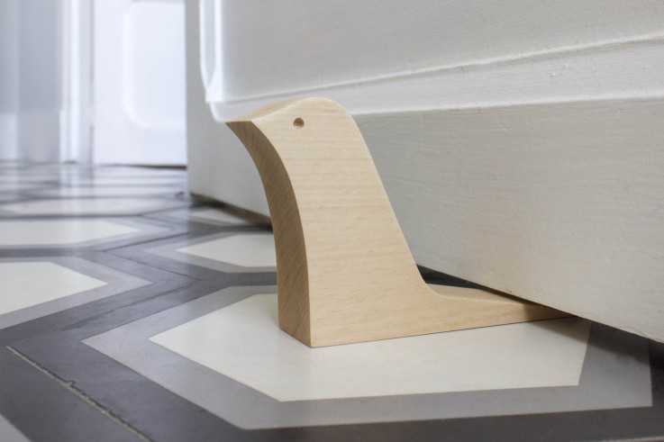 Cale porte Rossignol Hêtre en bois
