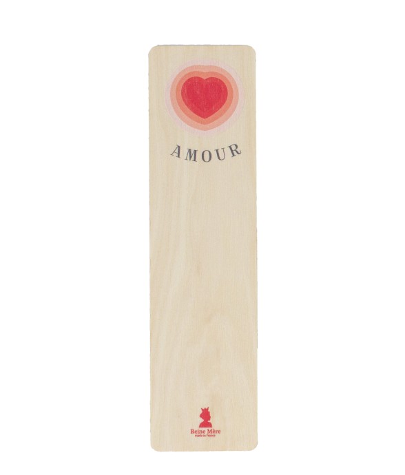 Marque-pages en bois Amour