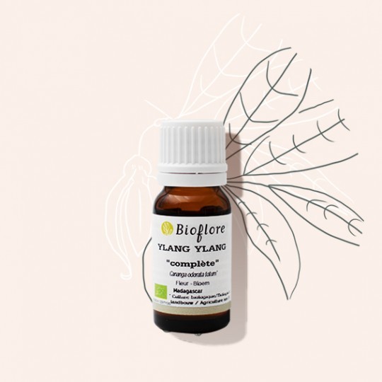 Huile essentielle d'Ylang-ylang complète Bio (10 ml)