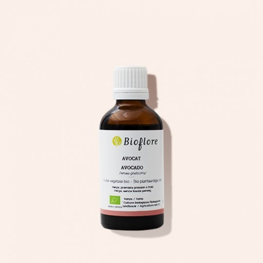 Huile végétale d'Avocat vierge Bio (50 ml)