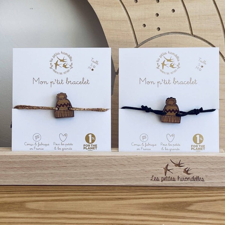 Bracelet en bois - Bonnet
