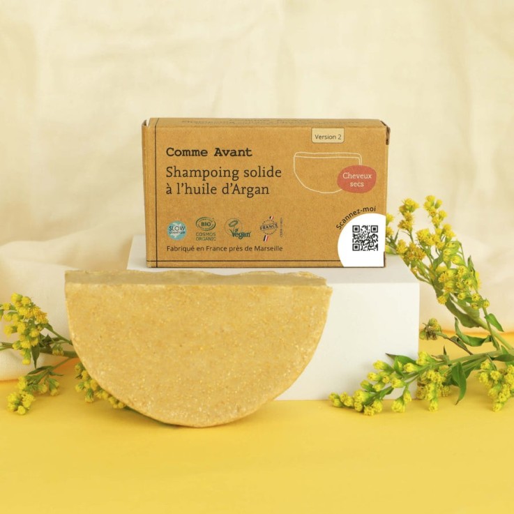 Shampoing Solide Pour Cheveux Secs Bio V2