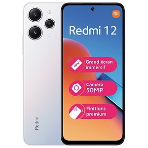 Xiaomi Redmi 12 Argent (8 Go / 256 Go)