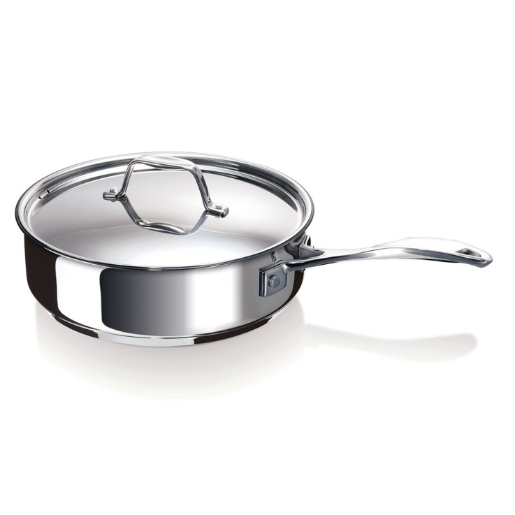 Sauteuse Chef en inox 24 cm en acier