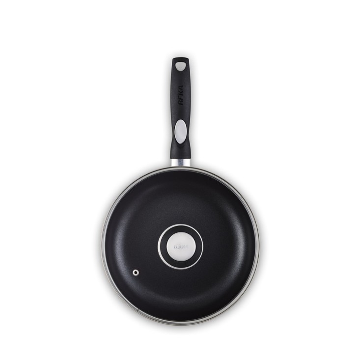 Sauteuse avec couvercle Pro induc 24 cm en aluminium