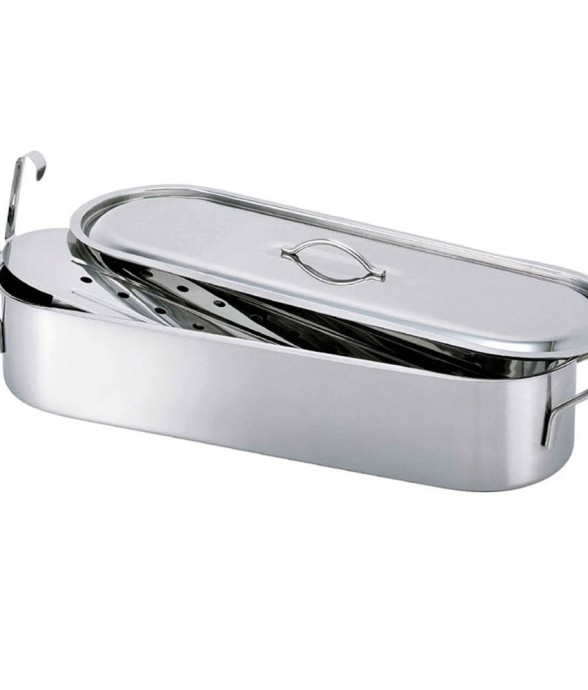 Poissonnière en inox avec...