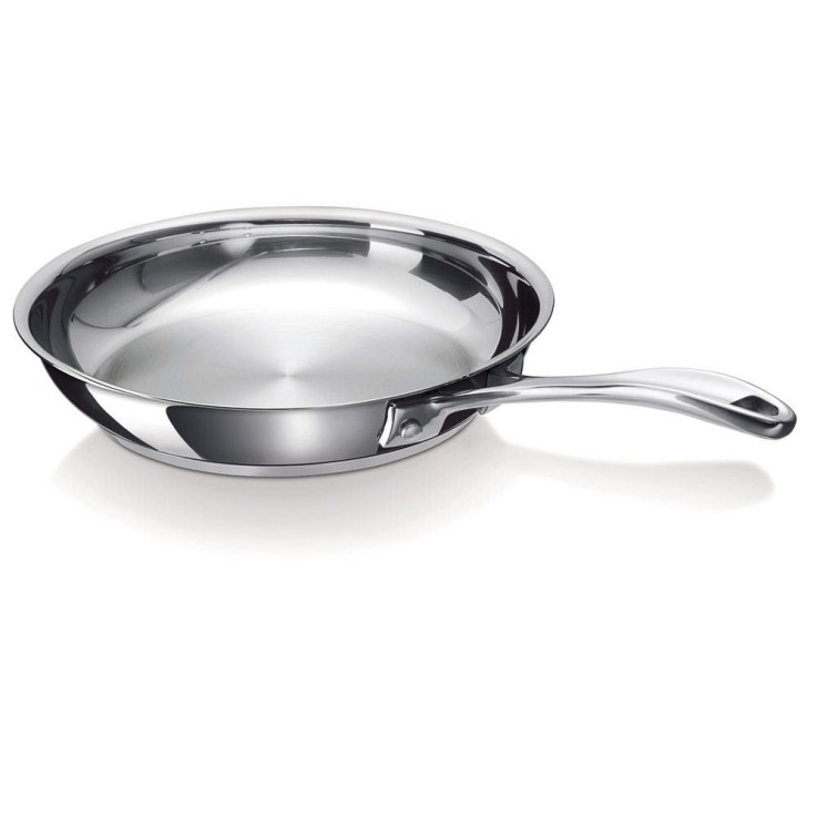 Poêle Chef Lisse 30 cm en inox en acier inoxydable (inox)