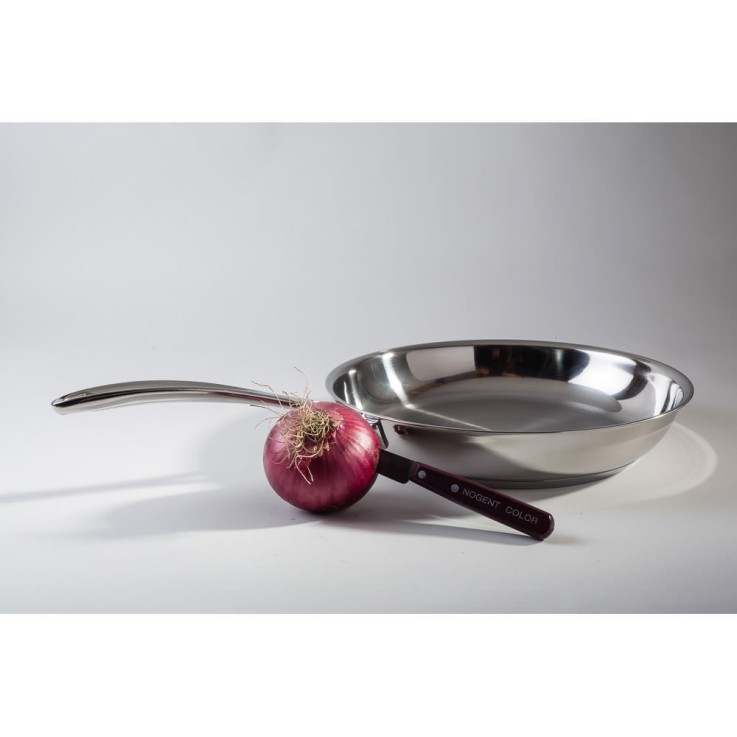 Poêle Chef Lisse 30 cm en inox en acier inoxydable (inox)