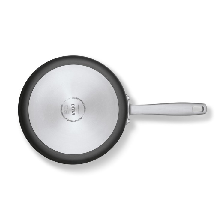 Sauteuse en aluminium 2 anses avec couvercle 24 cm Maestro en acier