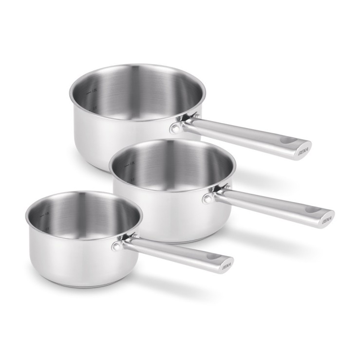 Série de casseroles Cicla 16,18, 20 cm en acier inoxydable (inox)