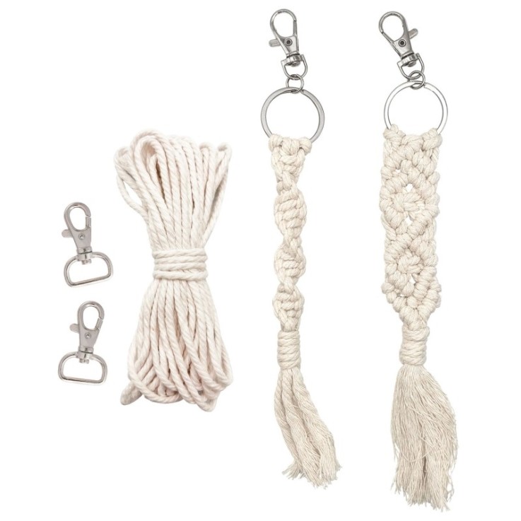 Kit porte-clés macramé