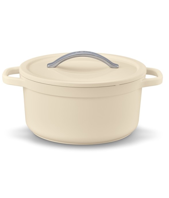 Cocotte ronde beige 24 cm...