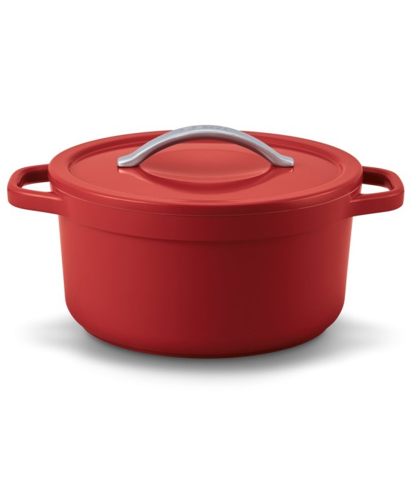 Cocotte ronde rouge 24 cm...