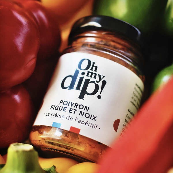 Tartinable de poivron figue et noix - Oh my Dip ! - Pot de 90g