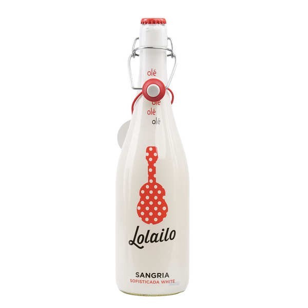 Sangria blanche espagnole Lolailo 7% - Bouteille de 75cl