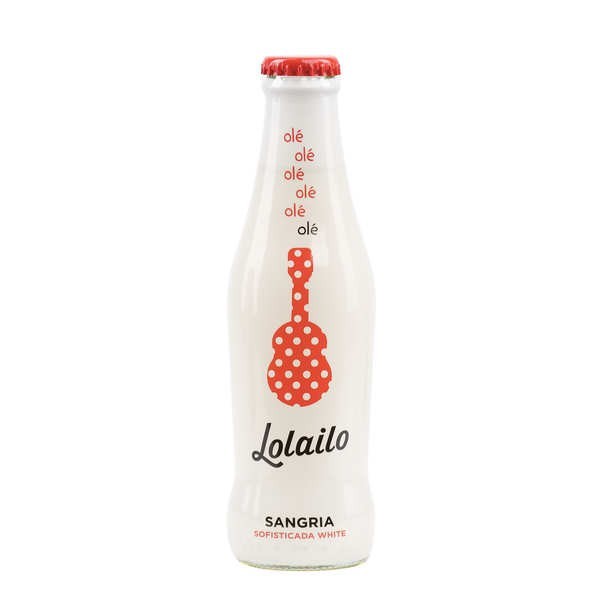 Sangria blanche espagnole Lolailo 7% - Bouteille de 75cl
