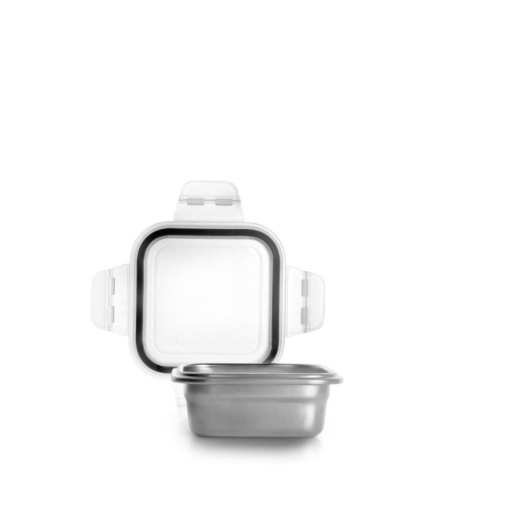 Boîte en inox carré Keepklin 300 ml en acier inoxydable (inox)