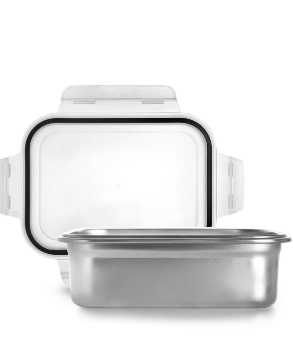 Boîte en inox rectangle...