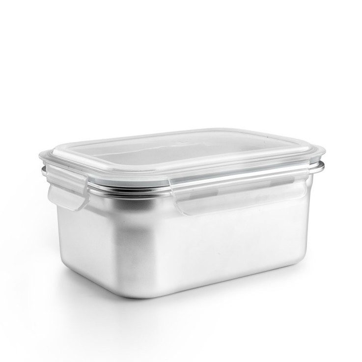 Boîte en inox rectangle Keepklinn 1.6 l en acier inoxydable (inox)
