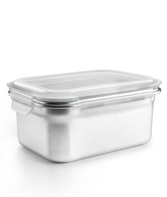 Boîte en inox rectangle...