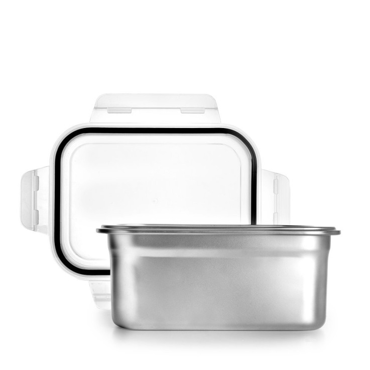 Boîte en inox rectangle Keepklinn 1.6 l en acier inoxydable (inox)