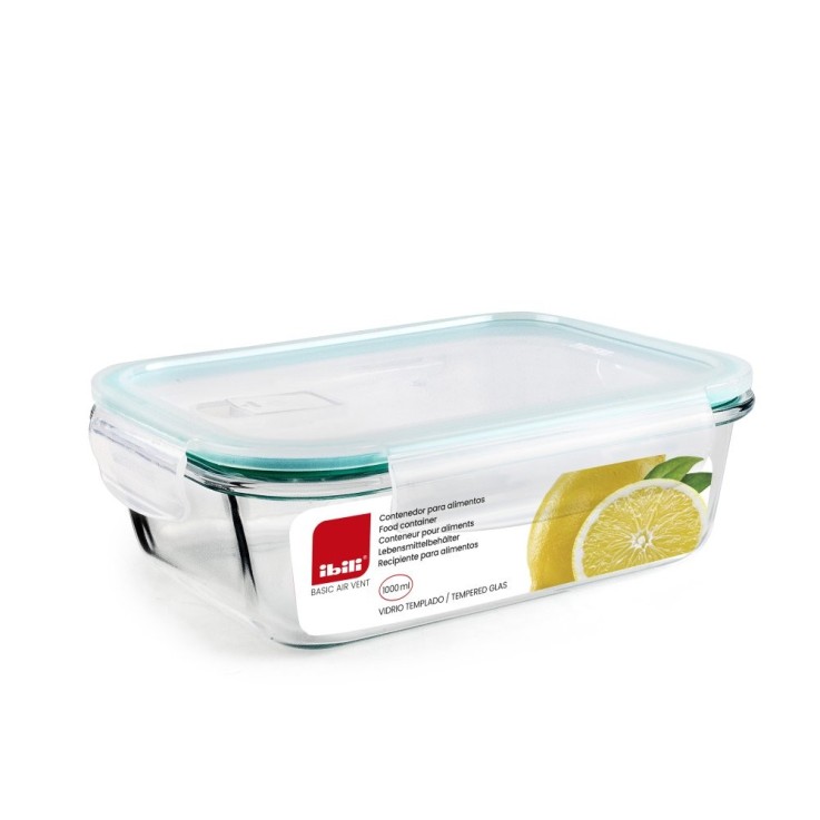 Boîte en verre rectangle Airvent 370 ml