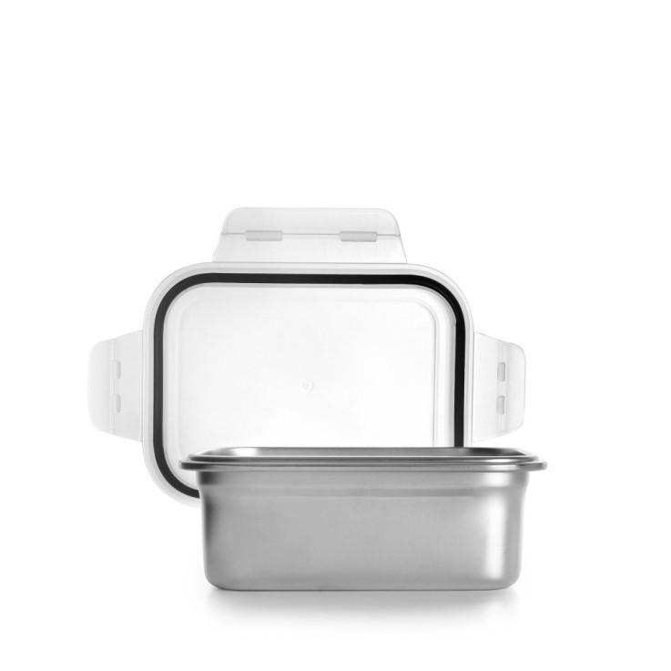 Boîte en inox rectangle Keepklinn 800 ml en acier inoxydable (inox)
