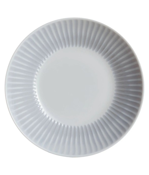 6 assiettes creuses grises...
