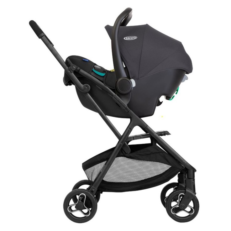 Poussette Trio Myavo Siège Auto SnugLite et Nacelle Myavo - Midnight Black