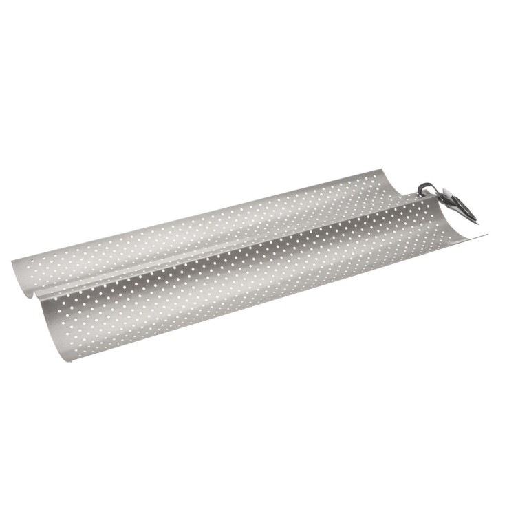 Plaque de 2 baguettes / tuiles en acier
