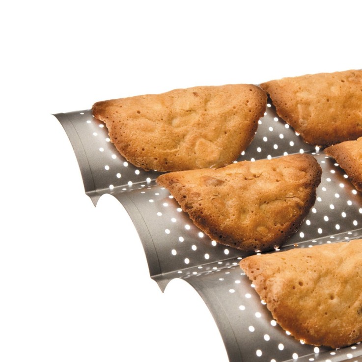 Plaque de 4 baguettes / tuiles en acier
