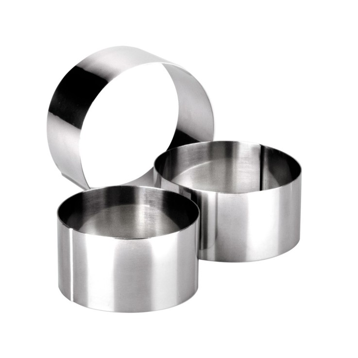 Cercle inox 10x4.5 cm en acier inoxydable (inox)