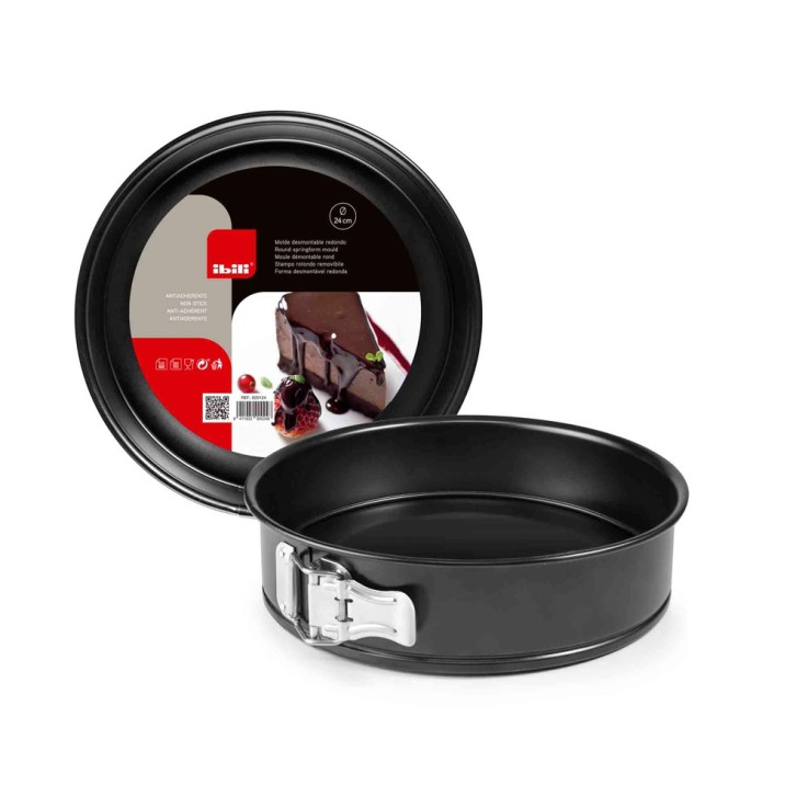 Moule charnière moka 24 cm en acier
