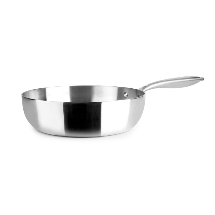 Poêle profonde Triply Natural 32 cm en aluminium