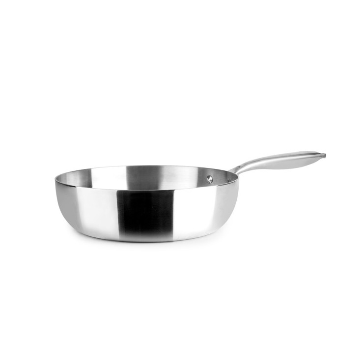 Poêle profonde Triply Natural 24 cm en aluminium