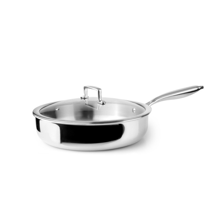Sauteuse avec couvercle Triply Natural 24 cm en aluminium