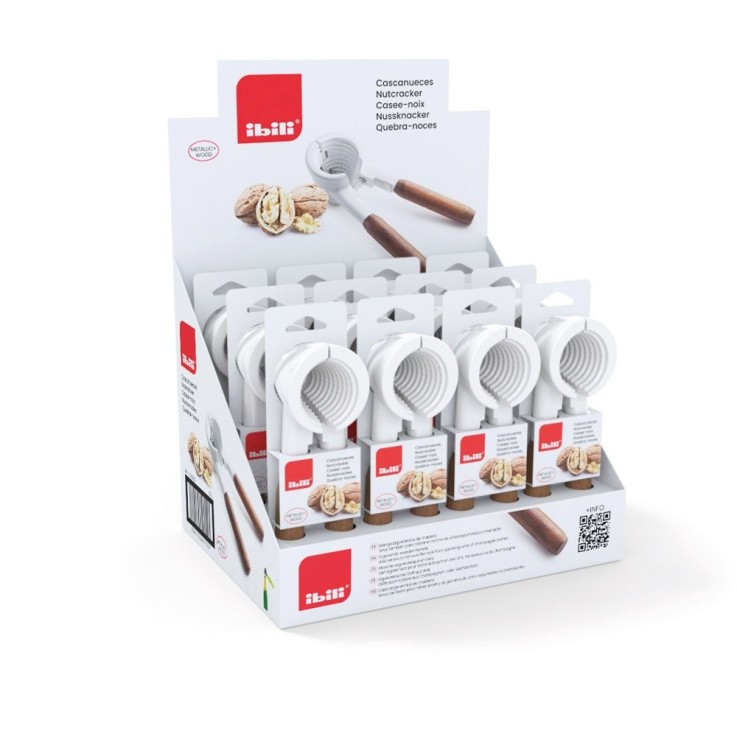 Casse-noix noble manche en bois en aluminium