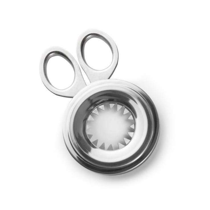 Tranche coquille oeuf en acier inoxydable (inox)