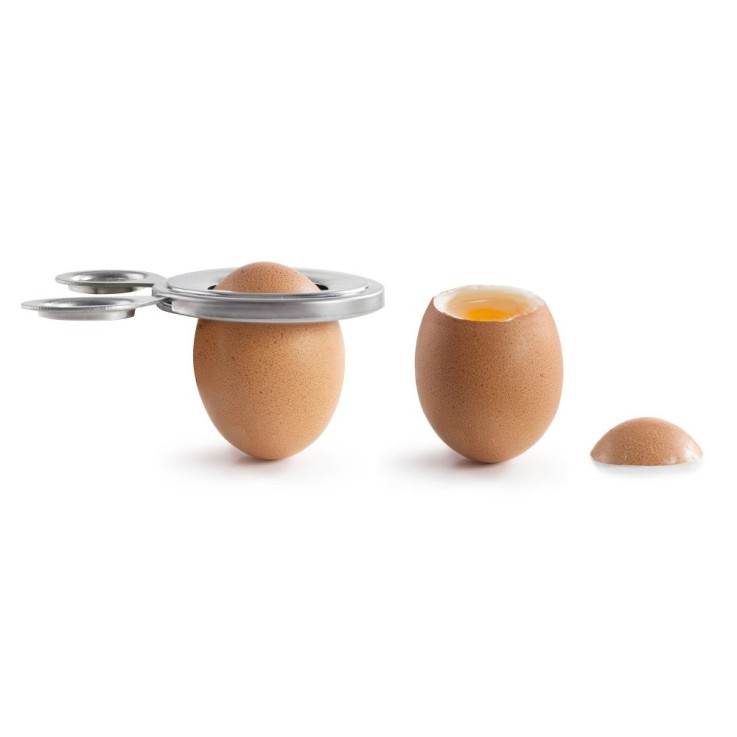 Tranche coquille oeuf en acier inoxydable (inox)