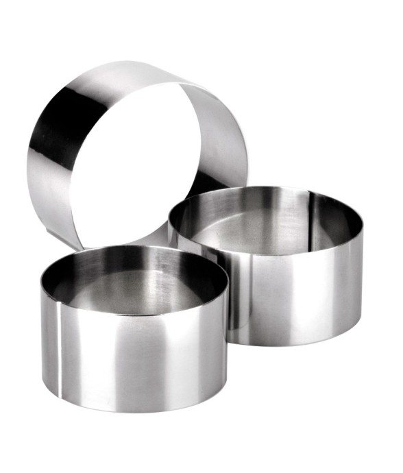 Cercle inox 7x4.5 cm en...